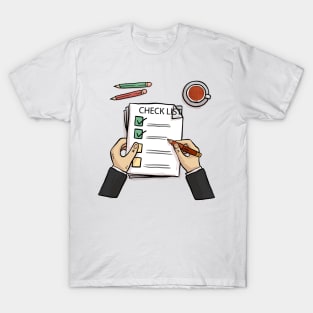 Check List Concept T-Shirt